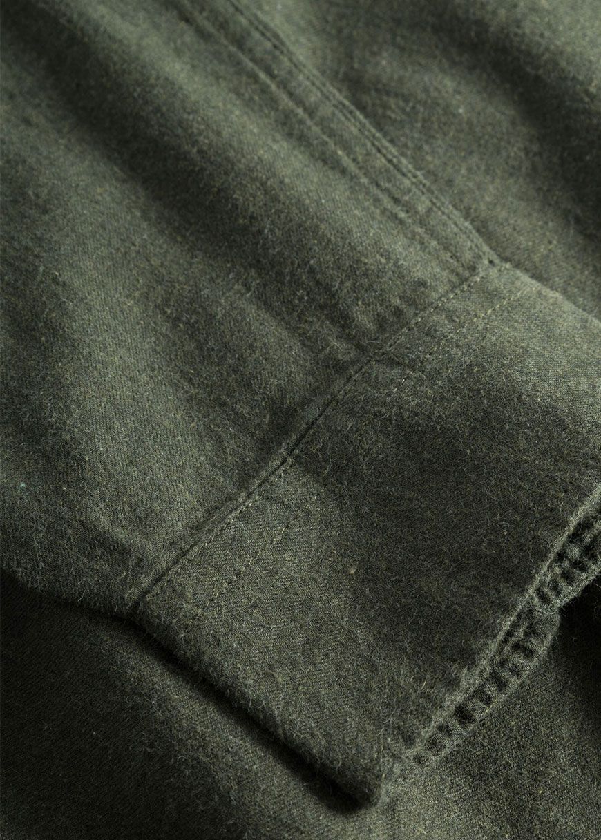 Regular Fit Melangé Flannel Shirt Regular Fit Melangé Flannel Shirt