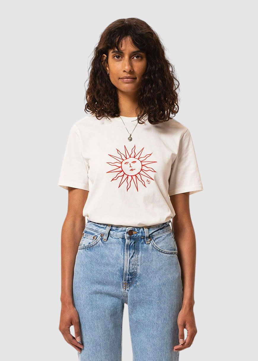 Joni Embroidery Sun T-Shirt Joni Embroidery Sun T-Shirt