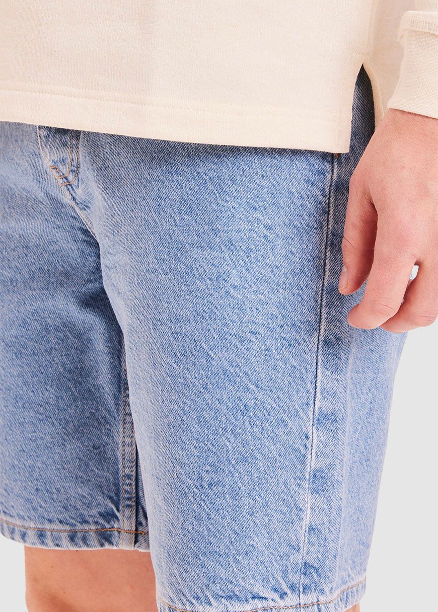 Reborn Birch Bleached 5-Pocket Shorts