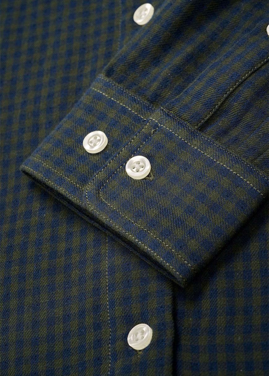 Regular Fit Double Layer Checkered Shirt Regular Fit Double Layer Checkered Shirt