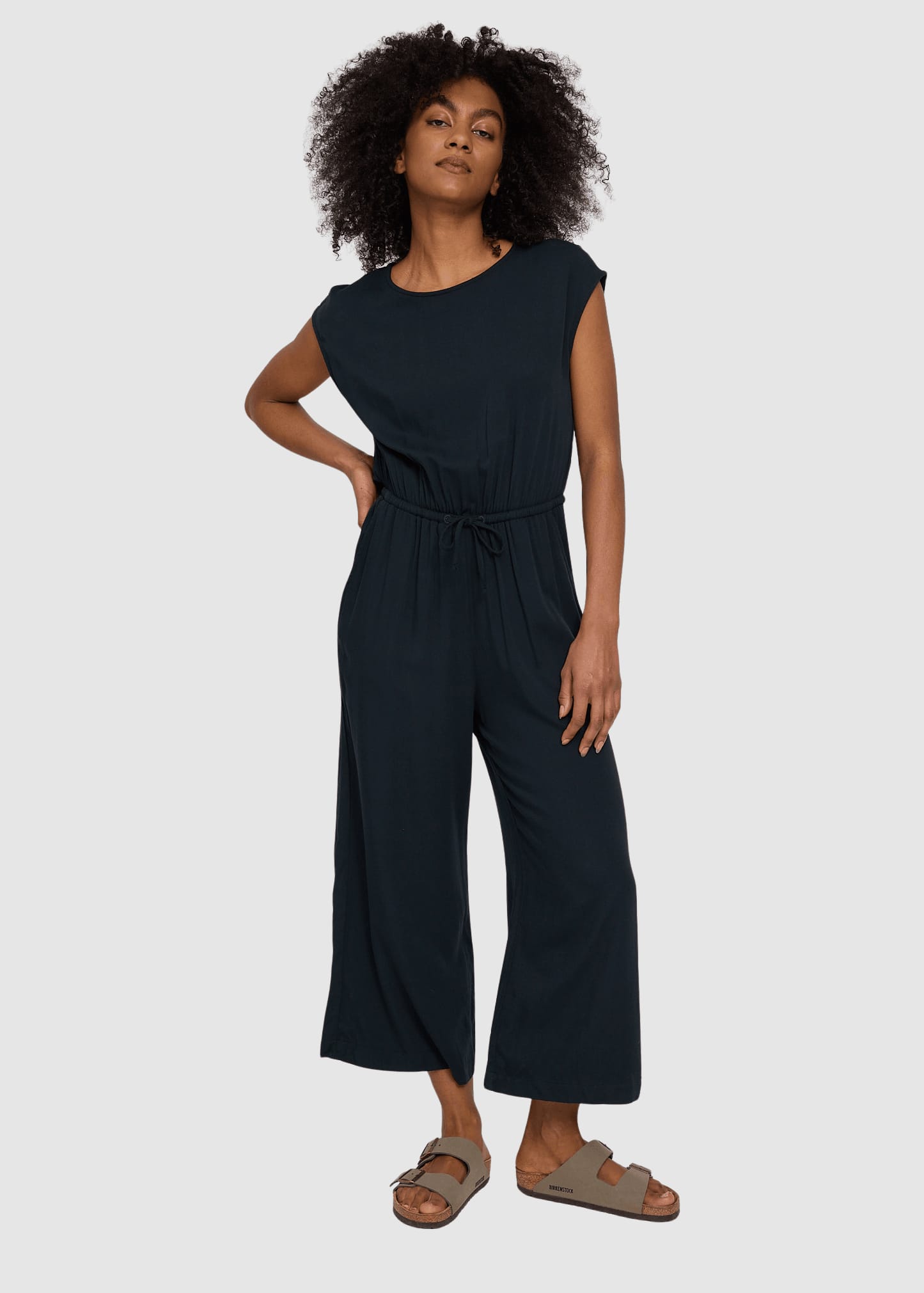 Viscose Jumpsuit Black Viscose Jumpsuit Black