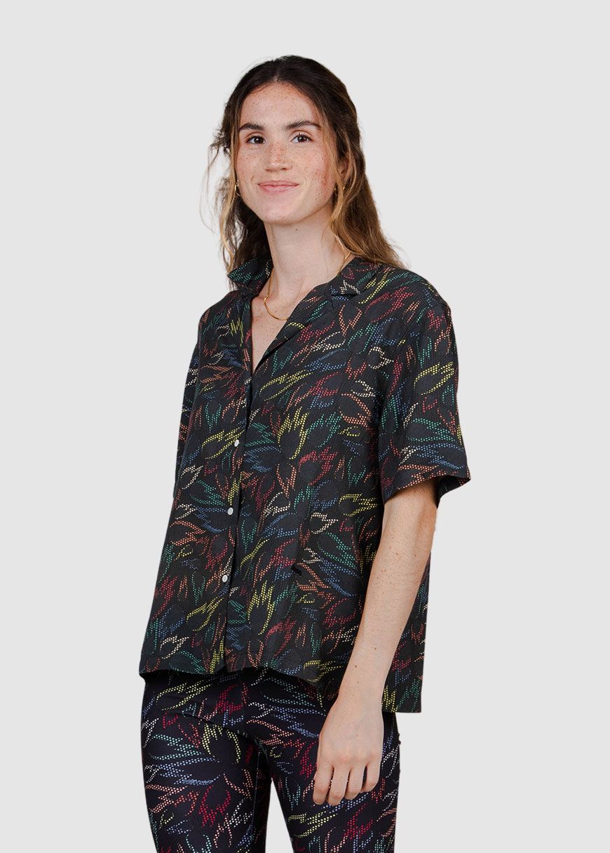 Flames Aloha Blouse