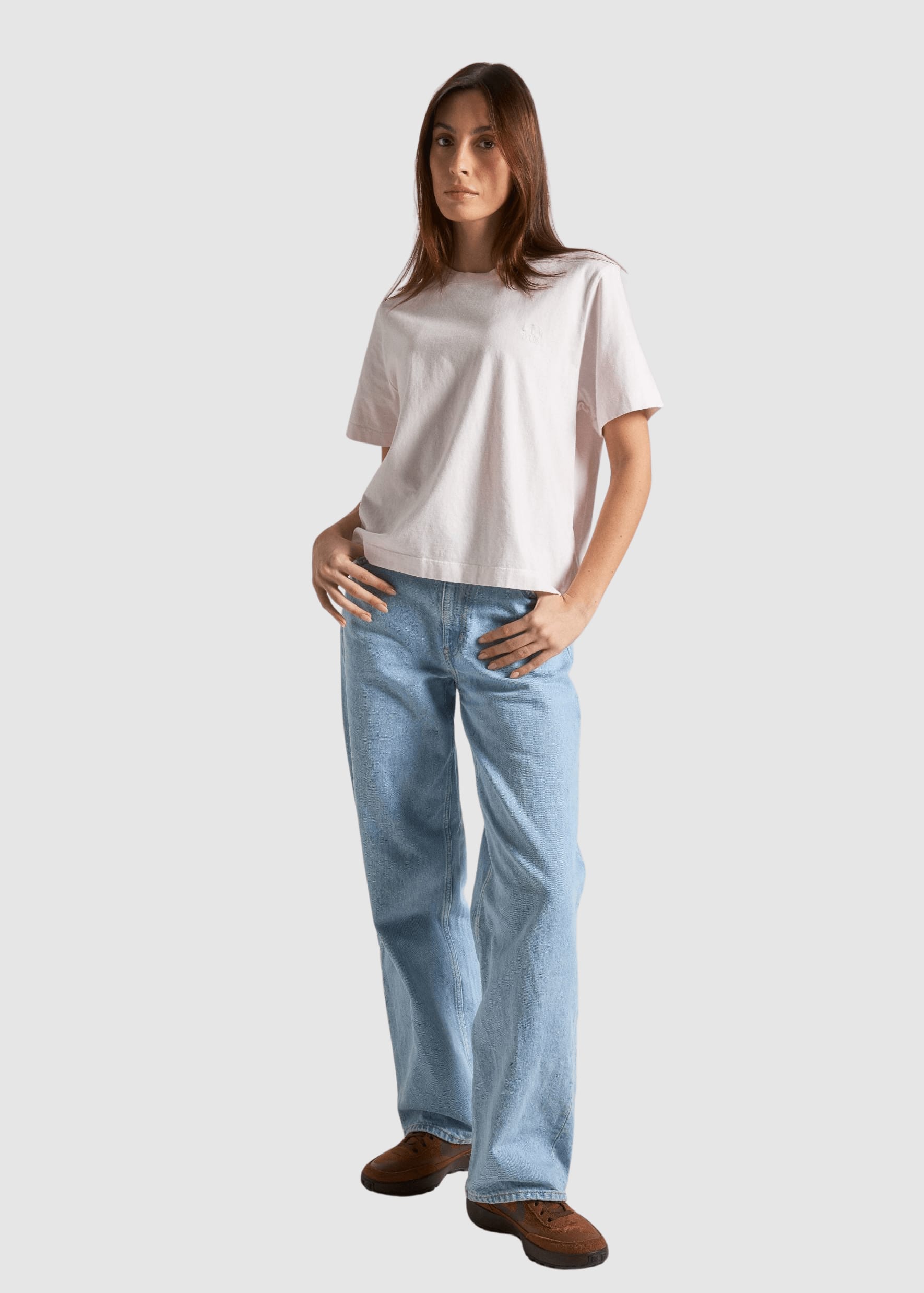 Women’s Essential Sunwashed T-Shirt Calcite Pink
