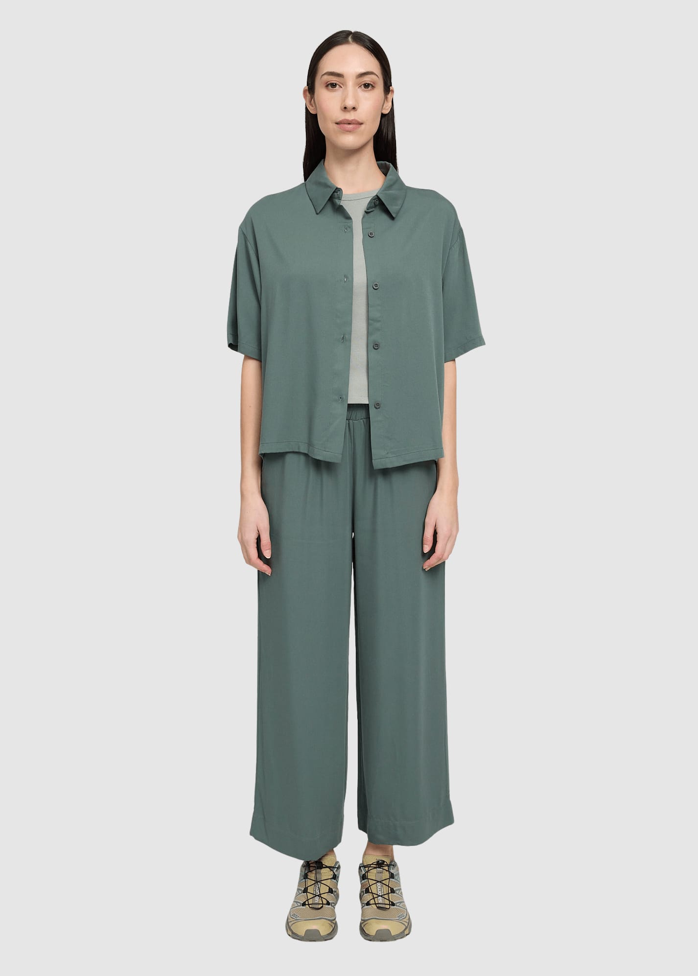 Short Sleeve Viscose Shirt Bottle