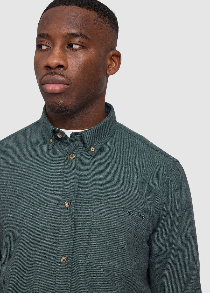 Melange Flannel Shirt
