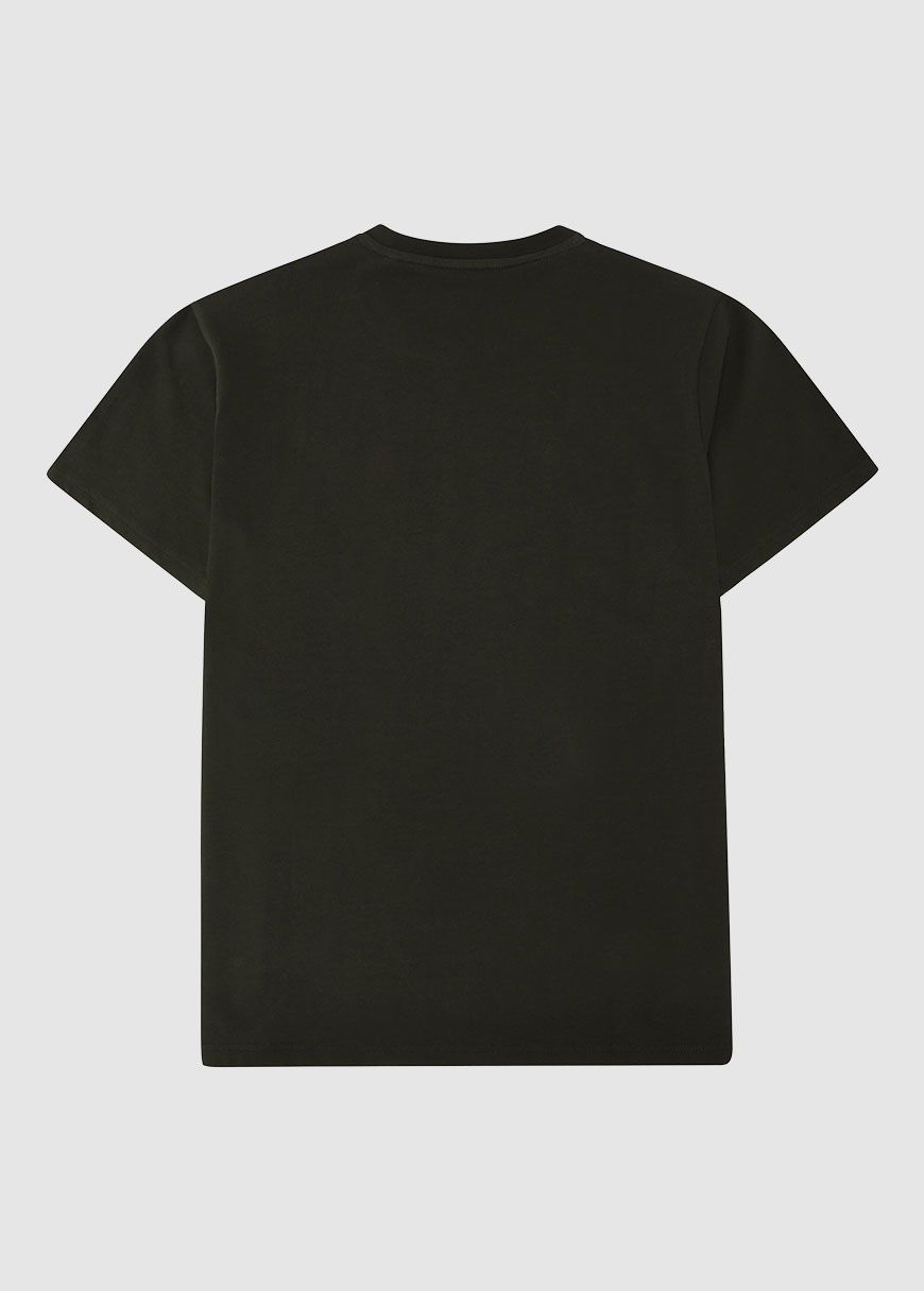knowledge_cotton_apparel_chest_embroidery_t_shirt_AW_25_KCA_1010151_1090_Forrest_Night_3_76d706ec81 Chest Embroidery T-Shirt