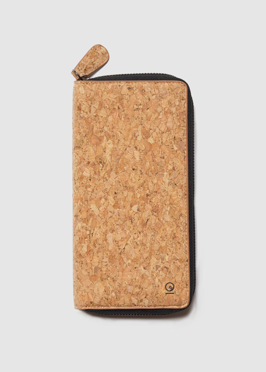 Banker Cork Zip Wallet Banker Cork Zip Wallet