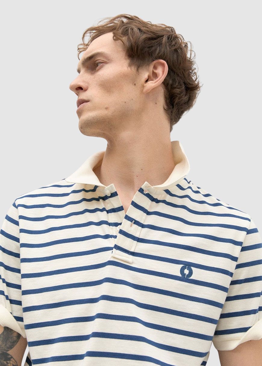 Stripesalf Polo Man