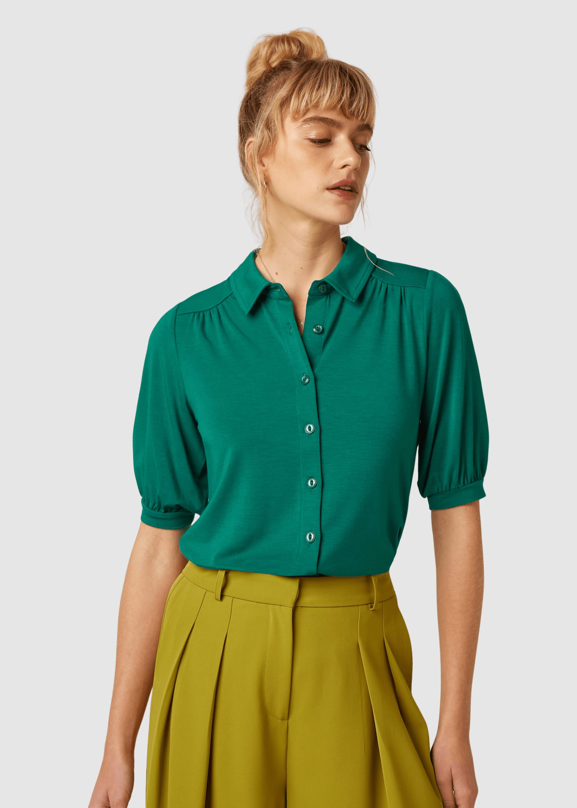 Carina Blouse Tulum Ponderosa Green Carina Blouse Tulum Ponderosa Green
