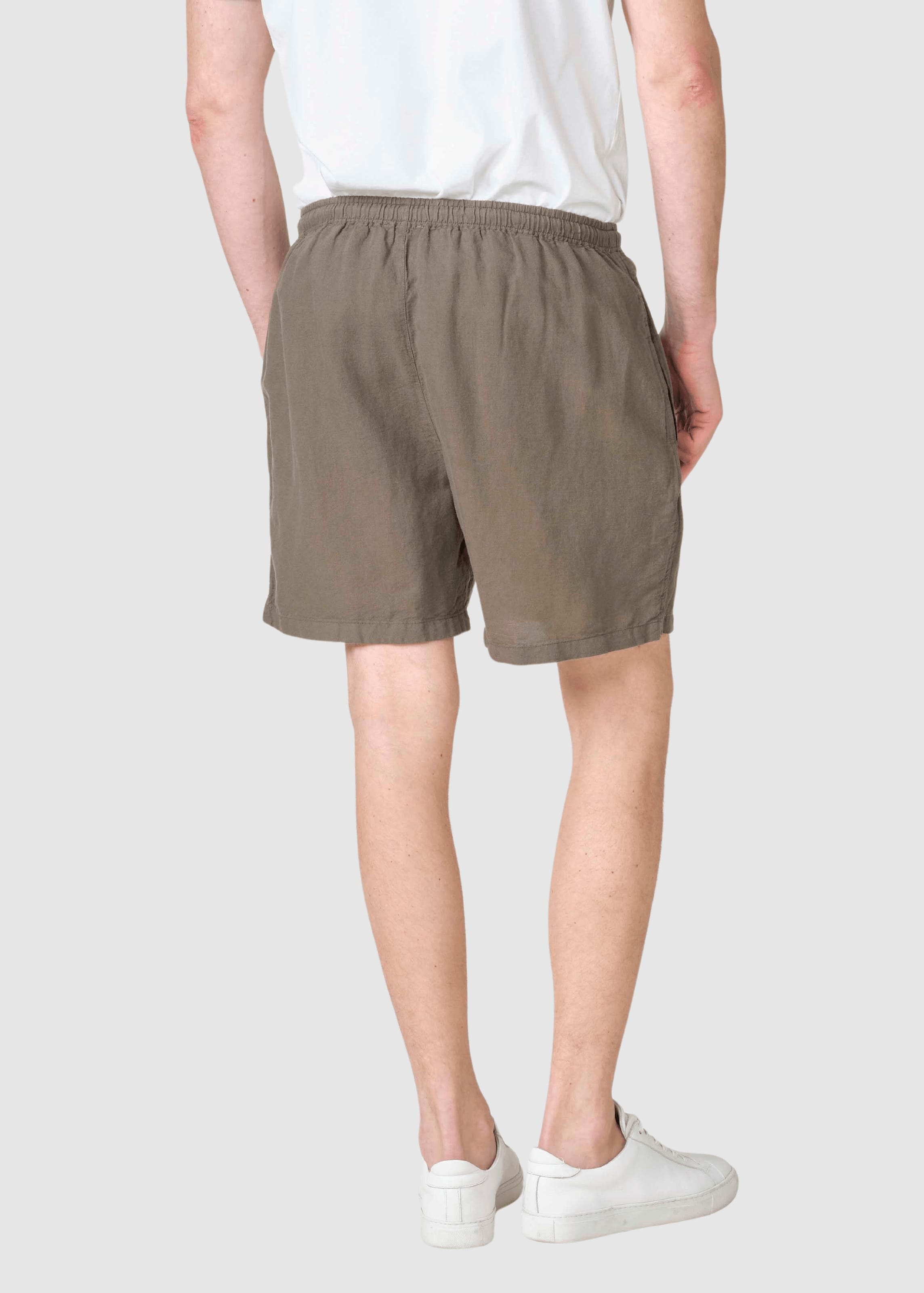 Bertram Linen Shorts Ocs Taupe Bertram Linen Shorts Ocs Taupe