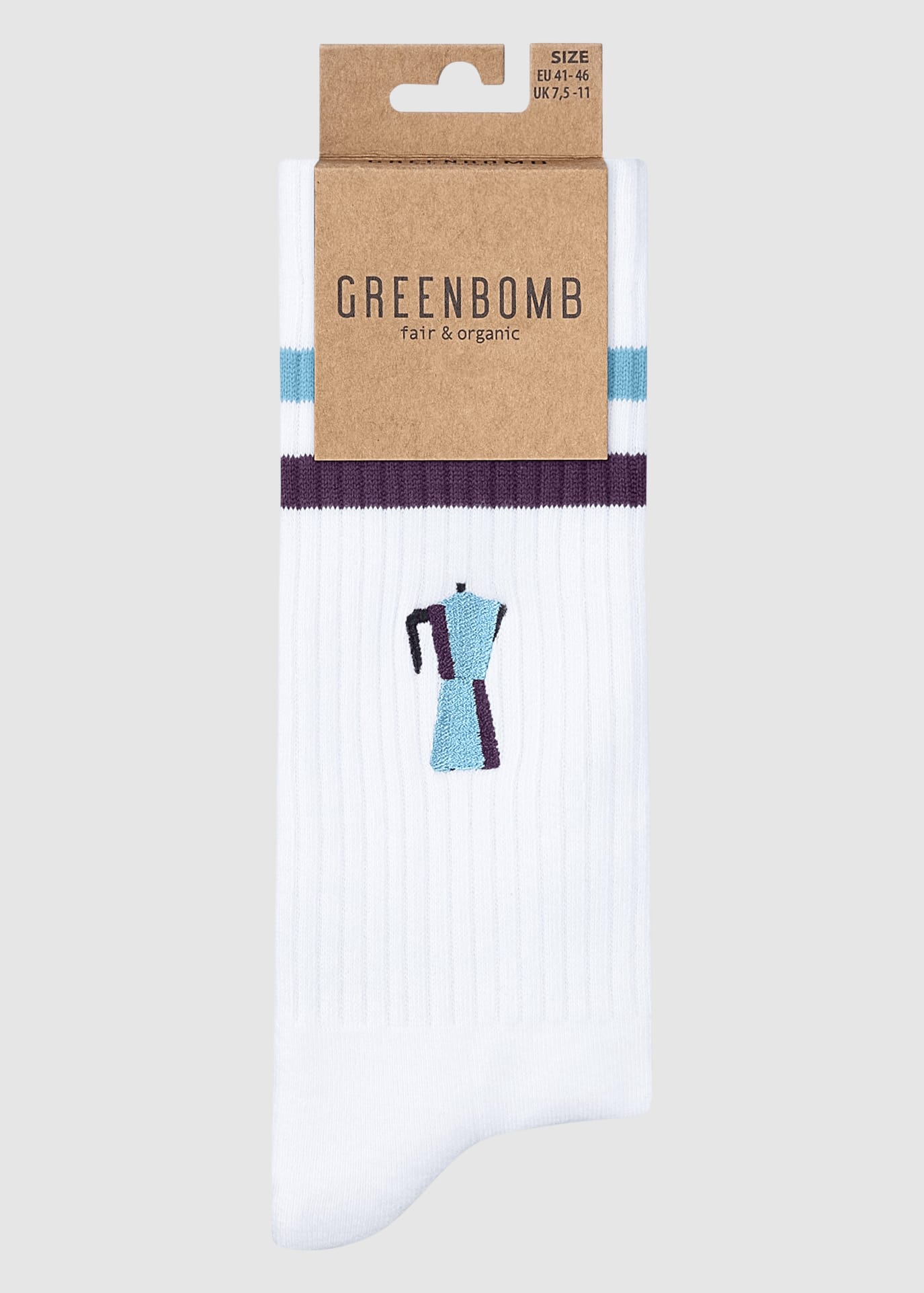 Mocca Tennis Socks White