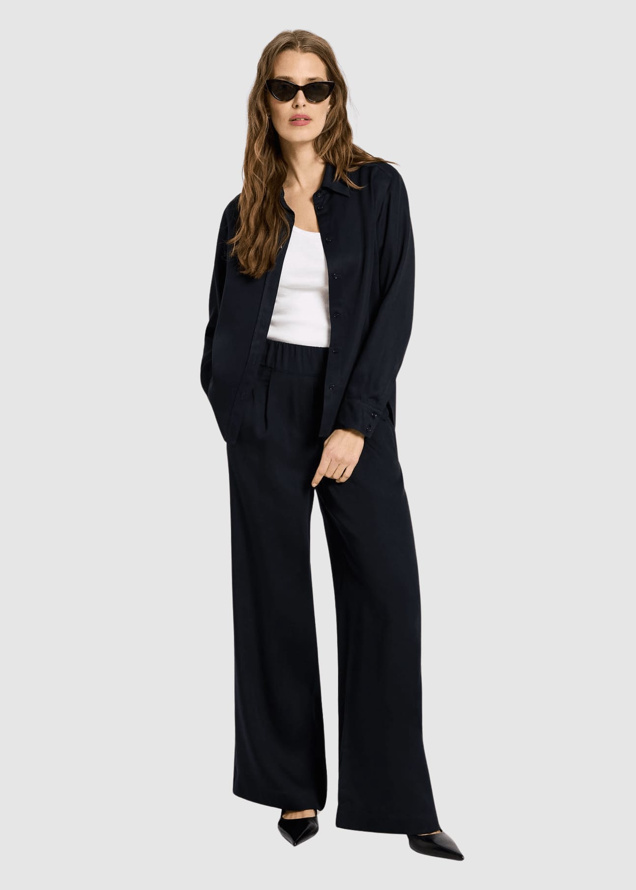 Hose Mit Weitem Bein Midnight Hose Mit Weitem Bein Midnight