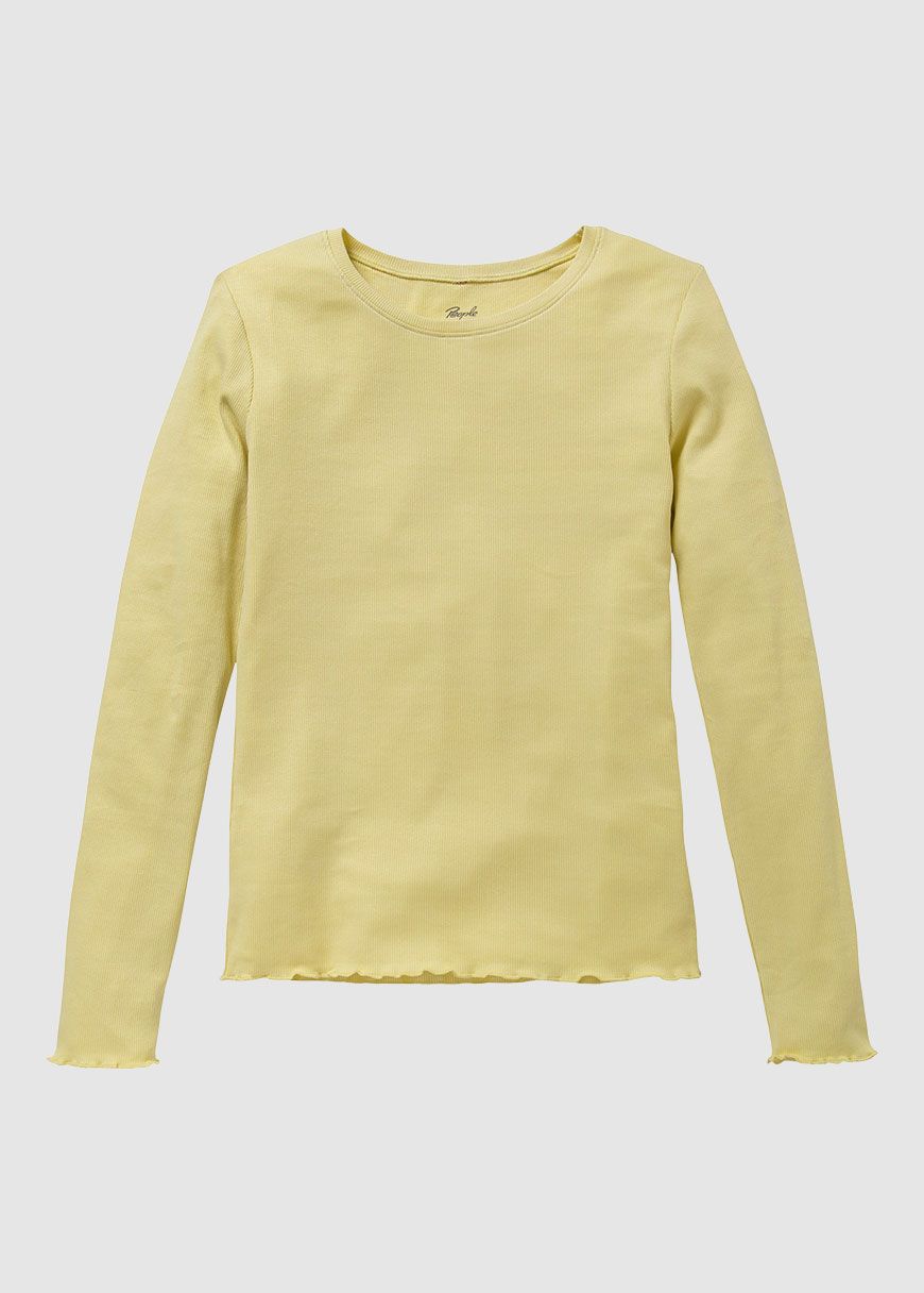 Ripp Langarmshirt