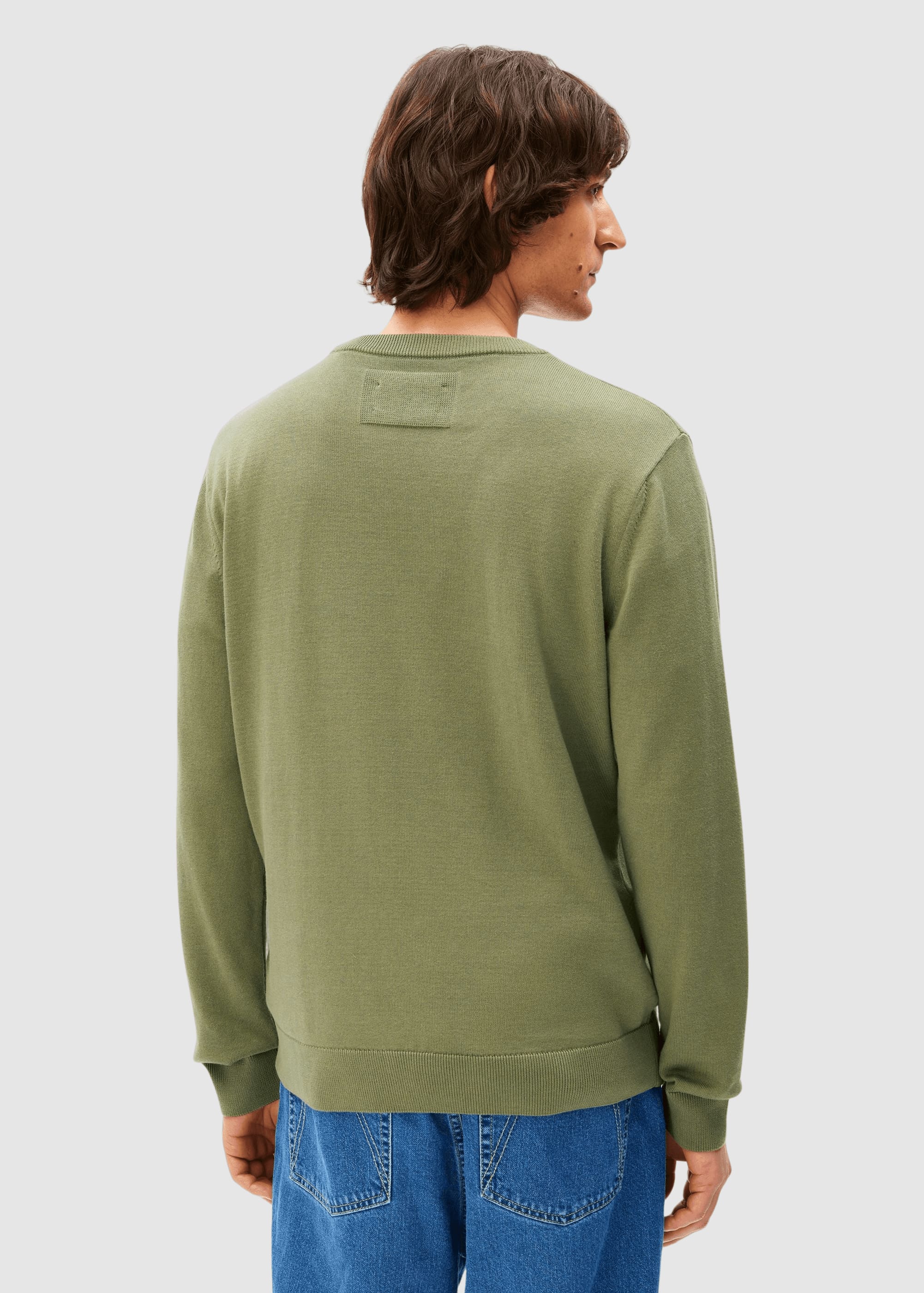 Loukaa Knit Sweater Fatigue Green