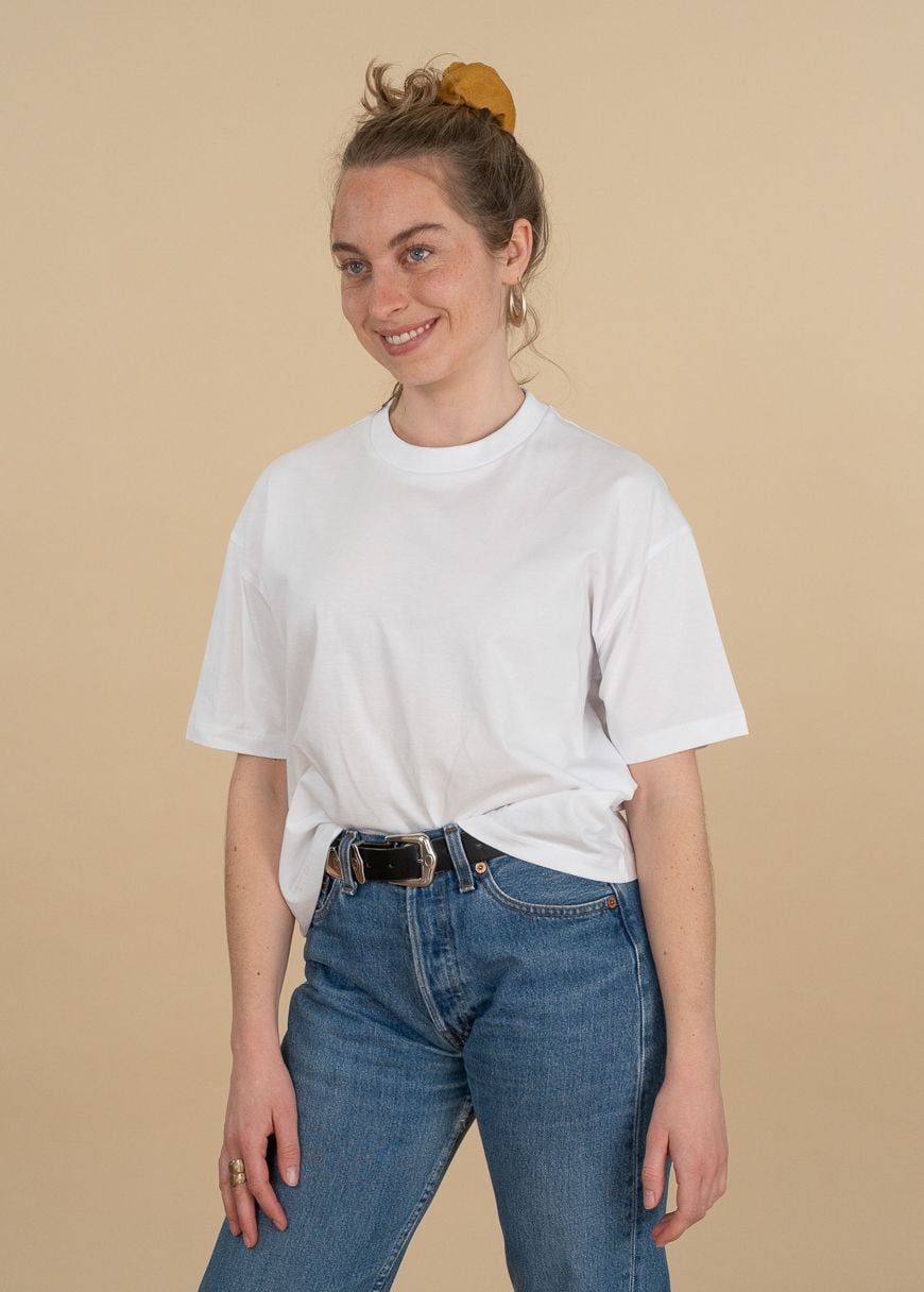 GXB-STTW175-WHITE-04.jpg Oversized T-Shirt Woman White