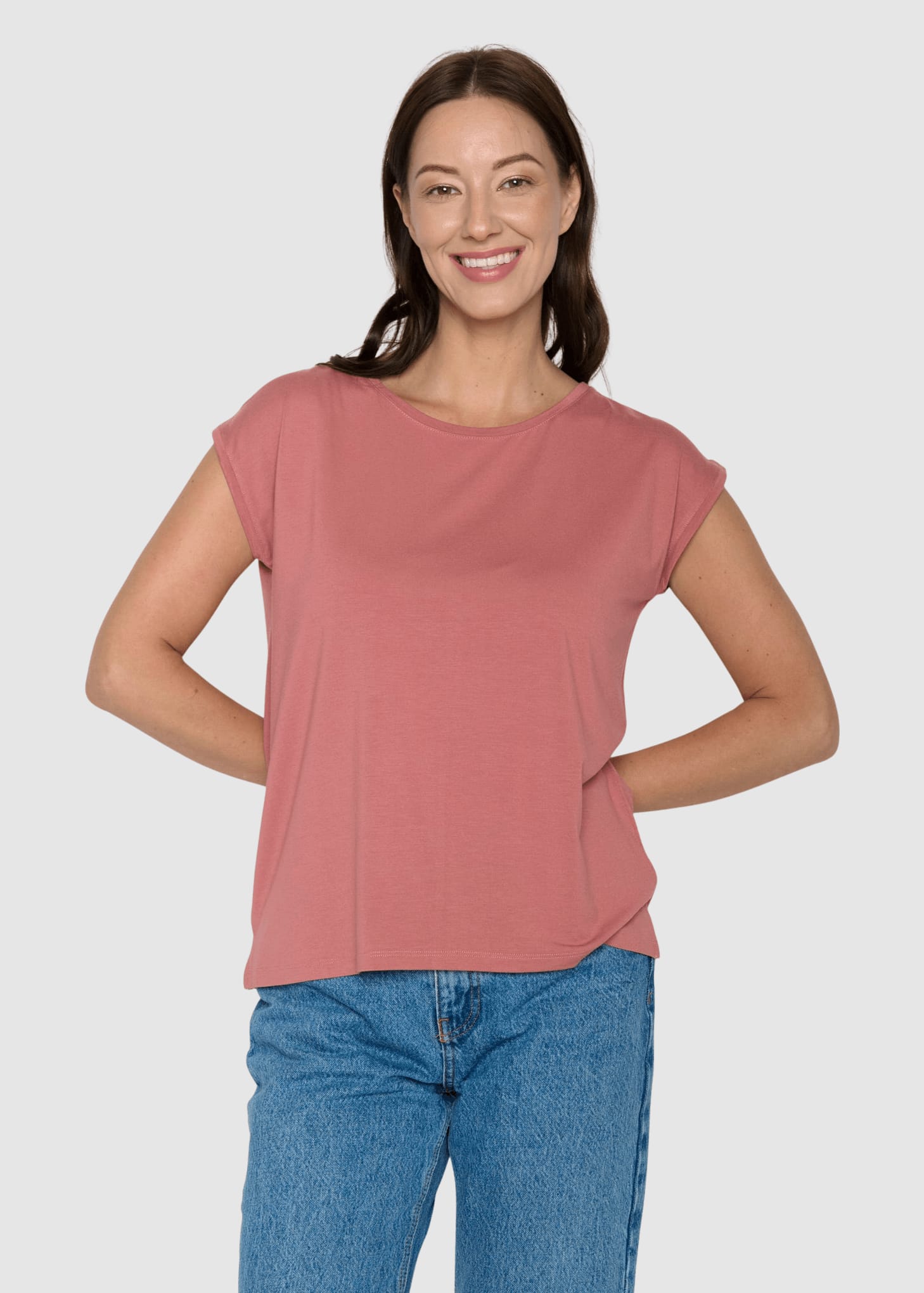 Basic Timid Shirts Dark Rose Basic Timid Shirts Dark Rose
