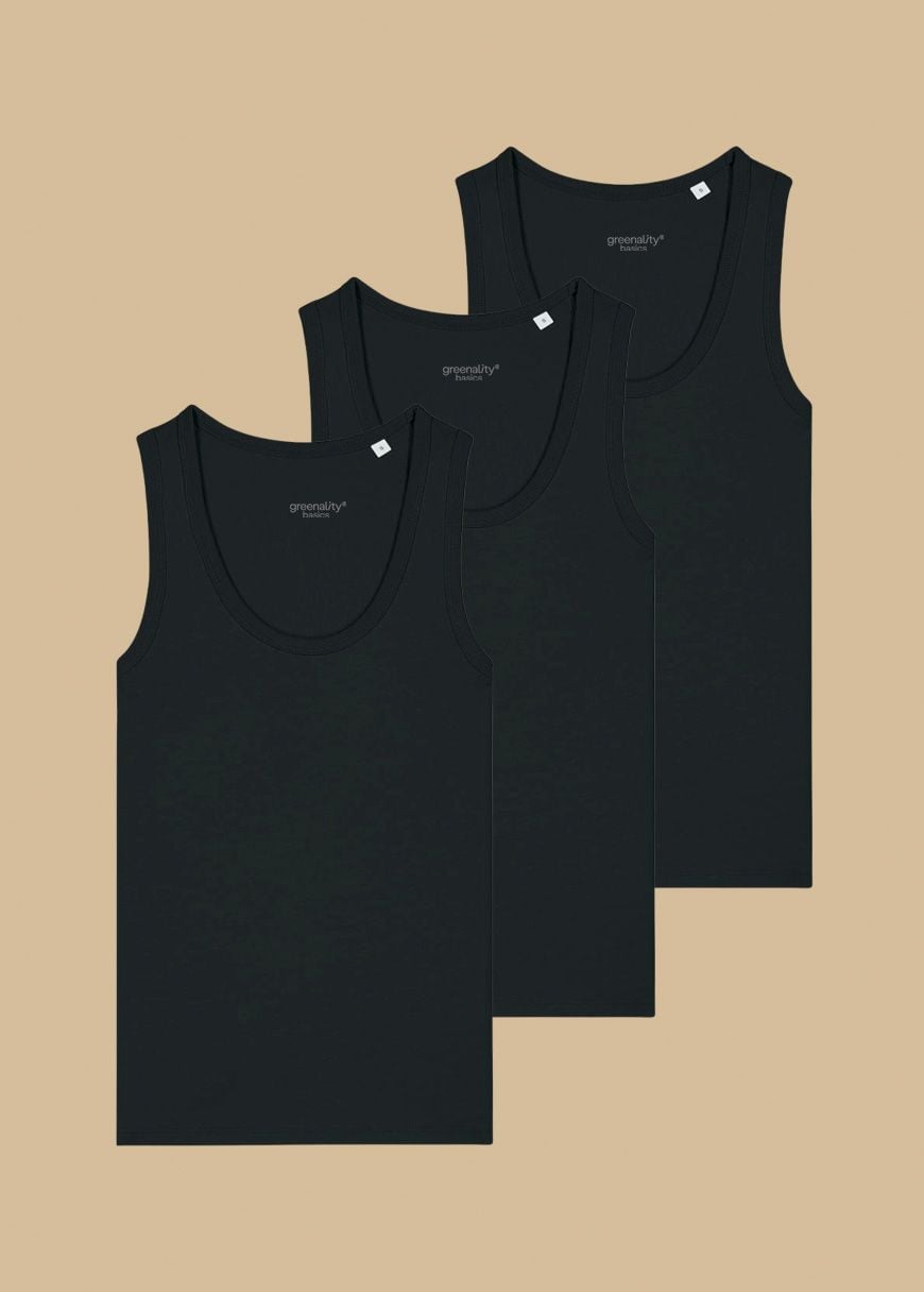 GXB-STTW963-3PACK-BLACK-01.jpg Classic Tanktop W 3er Pack Black
