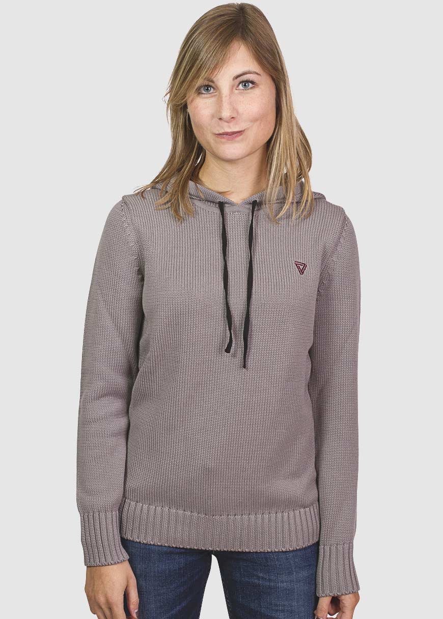 Strickhoodie Grau Strickhoodie Grau