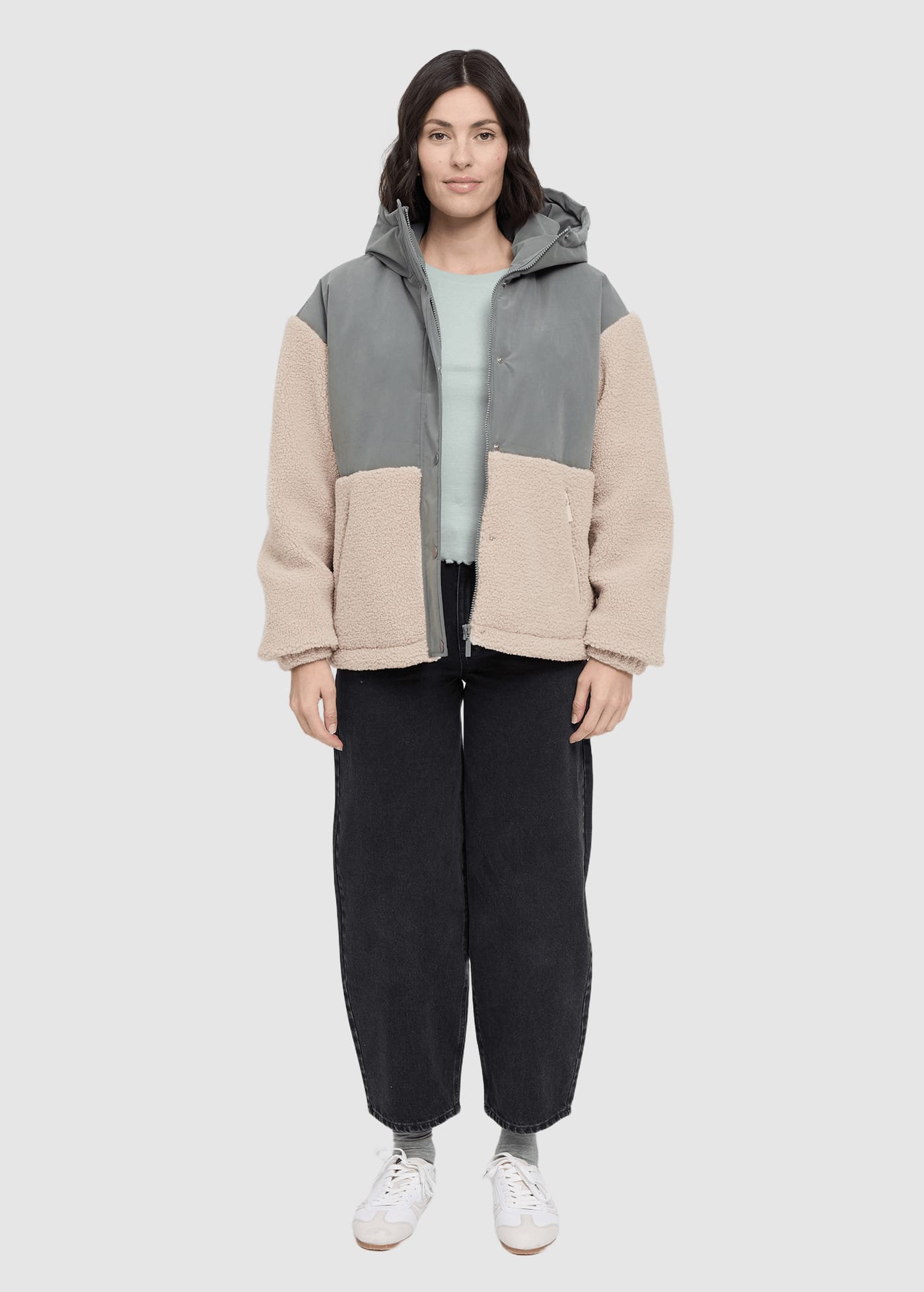 Fabric Blocking Jacket Light Bottle Natural