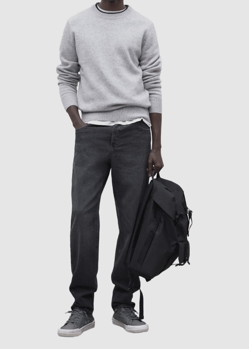 Marula Knit Man Light Grey Melange