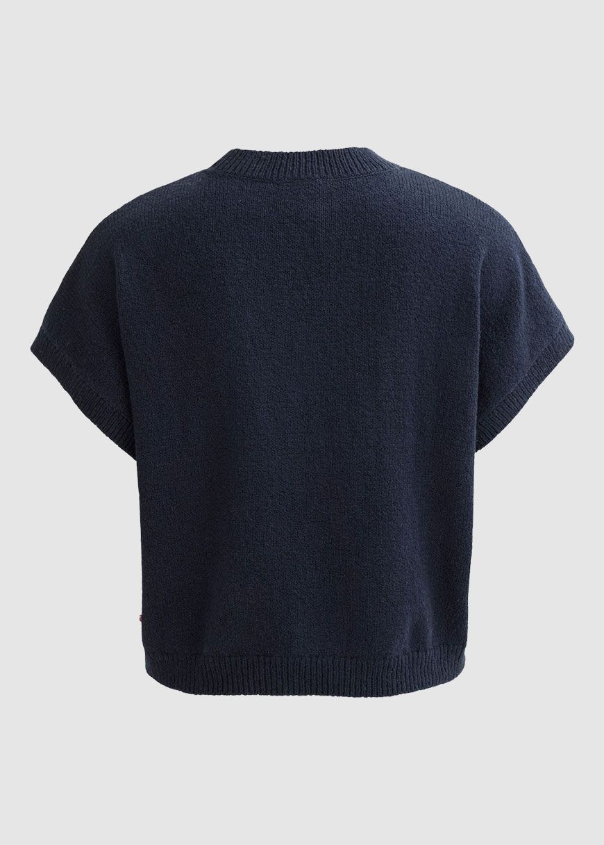 people_war_organic_bouclestrick_pullover_kurzarm_AW_25_PWO_2533016_Dunkelblau_2_c6a1ff1529 Boucléstrick-Pullover Kurzarm